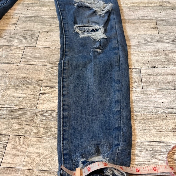 American Eagle Next Level Stretch Curvy Hi Rise Jegging Distressed Women 0 Reg - Picture 5 of 14